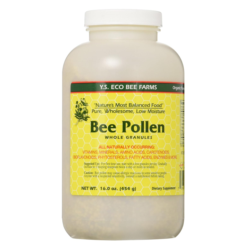 Bee Pollen - Low Moisture Whole Granulars YS Eco Bee Farms 16 oz Granular